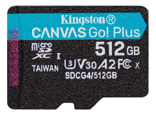 Memoria Microsd Kingston Canvas Go Plus Gen4 512 Gb 200mb/s