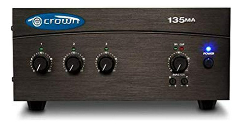 Crown 135ma, Mezclador - Amplificador De 35 Vatios Y Tres En