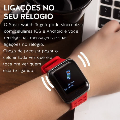 Relógio Smartwatch Tuguir 11875