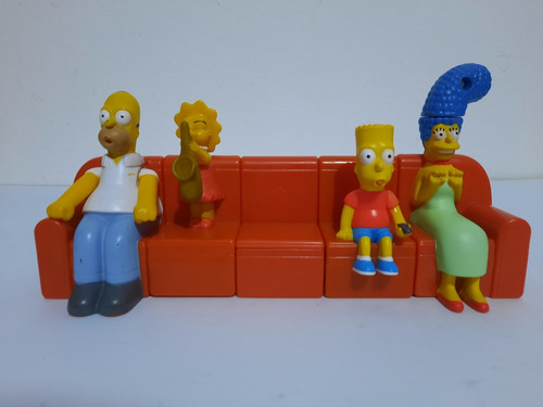 Figuras Sillon Los Simpson Burger King Completo Leer Descrip