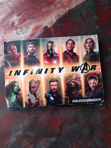 Álbum Coleccionador Avengers Infiniti War Con 45 Figuritas 