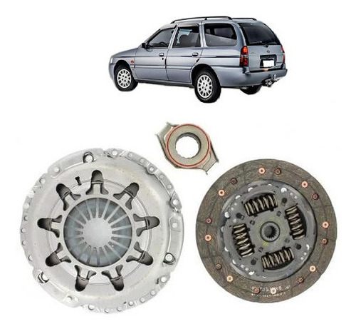 Kit De Embreagem Escort Zetec Sw Perua 1.8 16v Após 1997