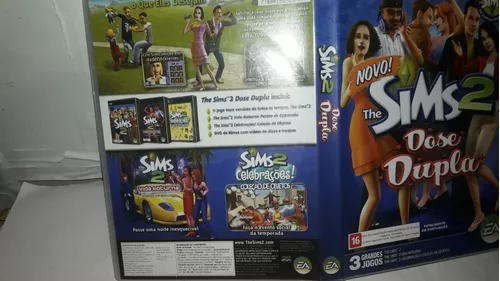 Pc Dvd The Sims 2 Dose Dupla 3 Jogos Duplo Excelente Estado