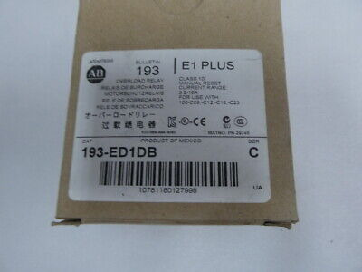 Allen Bradley 193-ed1db Overload Relay 3.2-16a Amp Nnr