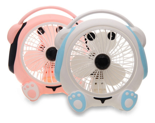 Ventilador De Escritorio Portátil De 2 Velocidades Con Diseñ