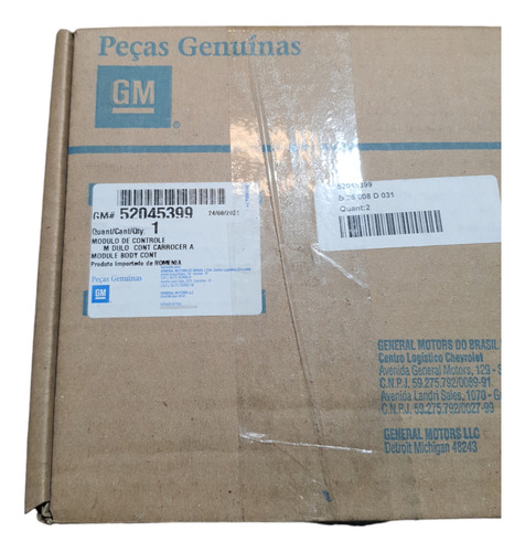Modulo Carroceria Bcn Onix 13 / Prisma Original Gm 52045399