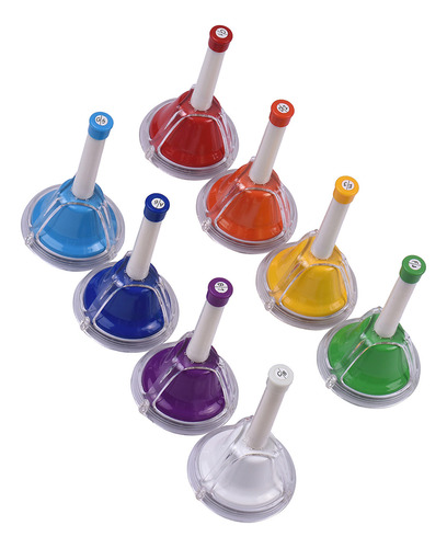 Kit Musical Handbell Para Niños Y Niños Diatonic Note 8