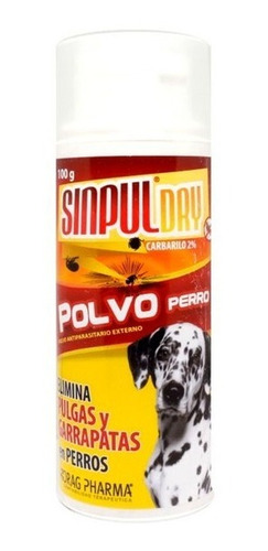 Sinpuldry Talco Antipulgas Para Perro 100 Grs Pethome