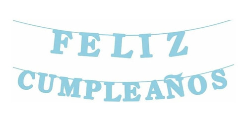 Guirnalda Feliz Cumpleaños Letra Color Básico Belina