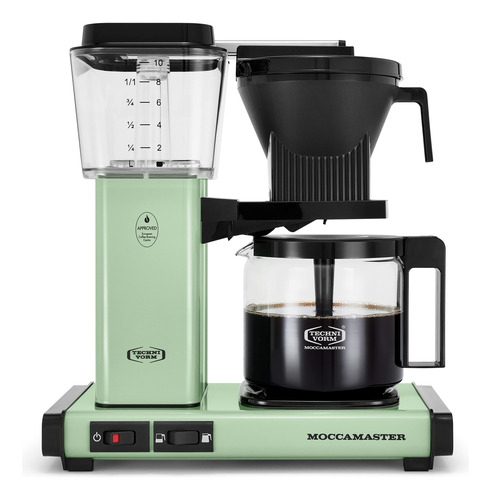Cafetera 10 Tazas Moccamaster Verde Pistacho 1.25 Litros