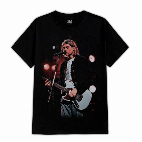 Kurt Cobain Nirvana 491 Rock Grunge Polera Dtf