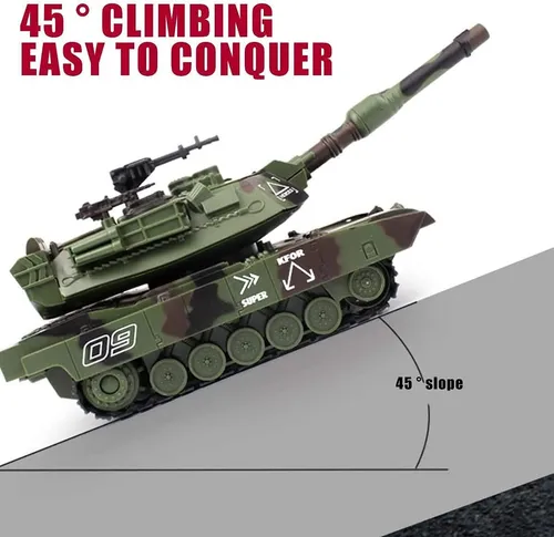 1:32 Military War Rc Tank, Tanques De Guerra Controlados Por