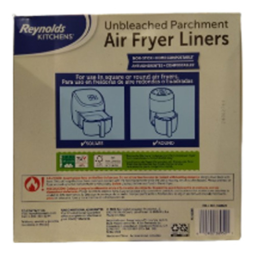 Papel Para Freidora De Aire (150 Pzs) Reynolds
