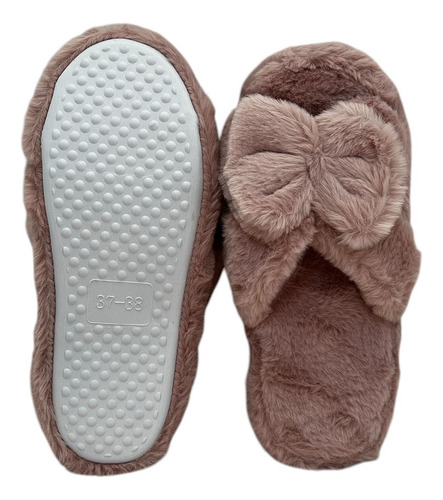 Pantuflas De Felpa Suave Para Mujer
