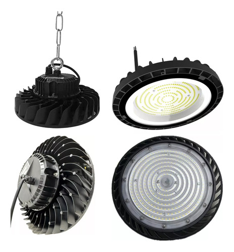 Lampara Galponera Led 200w Ufo Highbay Luz Fría Candela 7377