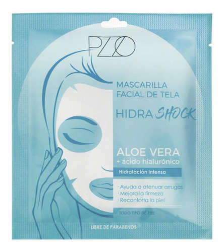 Mascarilla Facial De Tela Hidra Shock Petrizzio