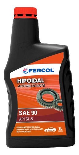 Aceite Transmision 90 Caja 1l Hipoidal Autoblocante Fercol