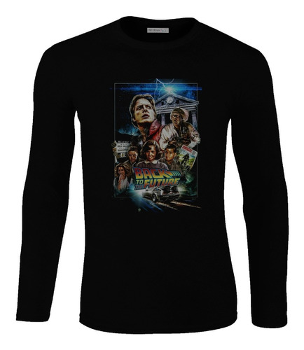 Camiseta Back To The Future Poster Cool Lbo