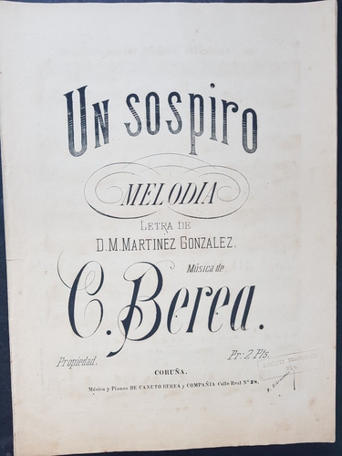 Imagen 6 de 10 de Antiguas Partituras Para Piano. Música Gallega. 51694.