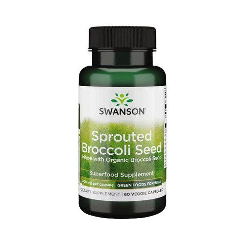 Semilla De Brócoli Germinado - 60 Caps- 400 Mg Swanson