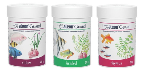 Alcon Guard Kit Ração Para Aquário - Allium Tymus Herbal 20g