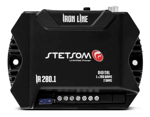 Modulo Amplificador Automotivo Stetsom 280w Ir 280.1 2 Ohms