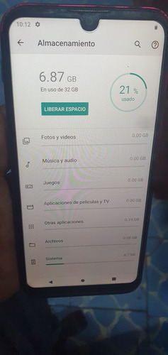 Celular Moto E6i Usado Funciona Bien, Cuidado Sin Detalles De Uso.. (Usado)