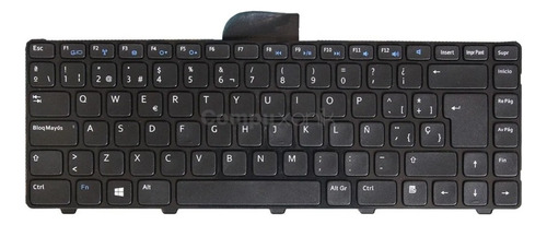 Teclado Dell Latitude 3440 Vostro 2421 Series Neg Español Color Negro