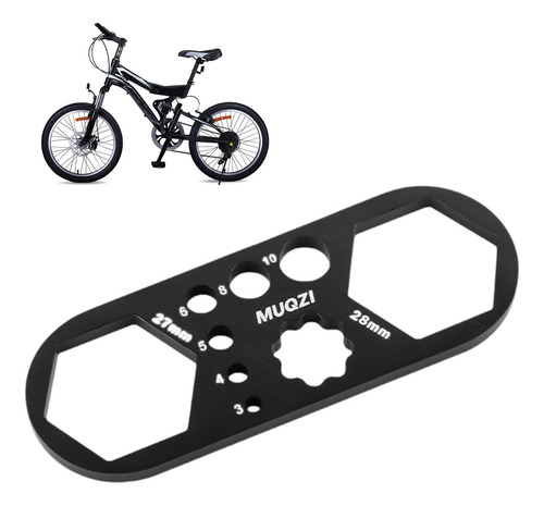Llave Para Tapa De Horquilla De Bicicleta, Negro 27 Mm 28 Mm