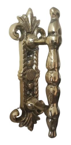4 Puxadores Em Bronze Modelo Antigo Com Espelho Portões