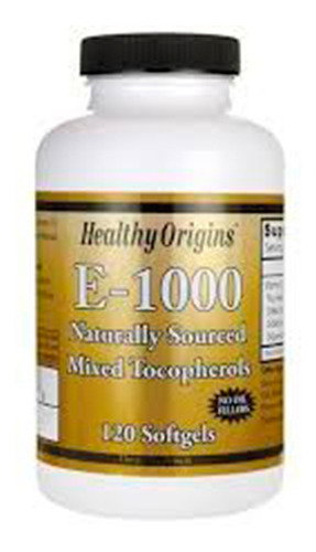 Vitamina E 1.000 Ui 670mg 120 Softgels - Healthy Origins
