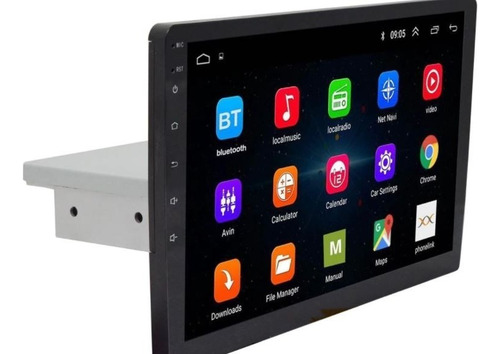 Rádio Ajustável 1din 9pulLG Carplay Android Auto 2+32gig Ips