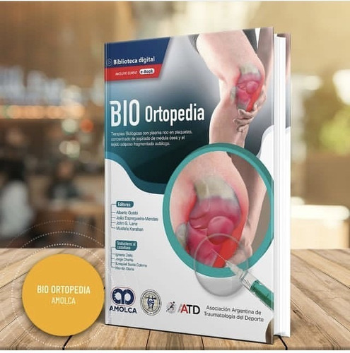 BIO ORTOPEDIA CON PLASMA RICO GOBBI-INCLUYE CURSO E-BOOK: TERAPIAS BIOLÓGICAS CON PLASMA RICO EN PLAQUETAS, de ALBERTO GOBBI y s., vol. 1. Editorial Amolca, tapa dura, edición 2022 en español, 2022