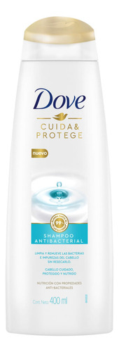 Shampoo Dove Cuida Y Protege Antibacterial 400ml Pack X6