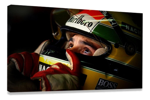 Quadros Hd Pronta  Capacete Ayrton Senna Sem Moldura