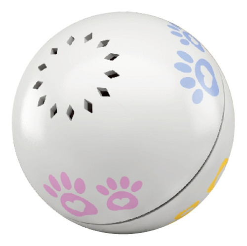 Bolinha Inteligente Smart Ball Pet Cães Gatos Cachorro Cor Branco