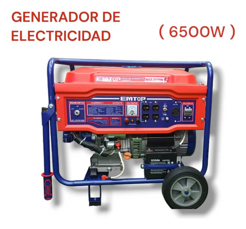 Generador 6500w Marca Emtop Oferta 