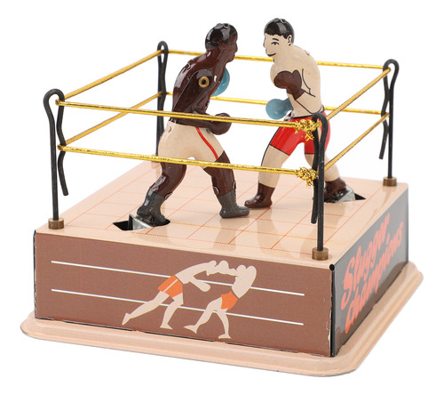 Lata Decorativa De Juguete De Boxeo De Mesa Con Temática Nos