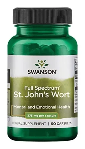 St Johns Wort Hierba De San Juan 60 Cap 375mg Envio Gratis