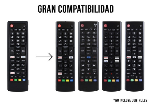 Imagen 2 de 10 de Funda Para Control LG Akb75095307 Smart Tv Case Silicon
