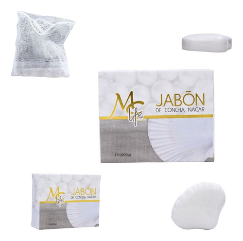 Jabón De Concha Nacar 100gr. Aclarante. Mc Life