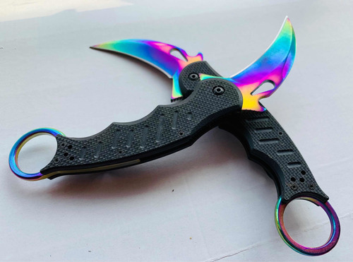 Fox Desierto Karambit Csgo Cuchillo De Combate Táctico