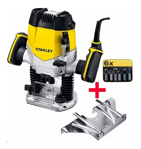 Fresadora Tupi Rebaja Router Srr1200 Stanley + Fresas Moron