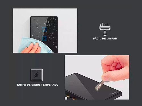 Imagem 4 de 9 de Interruptor Sonoff Inteligente Wi-fi 3 Botões Touch Alexa