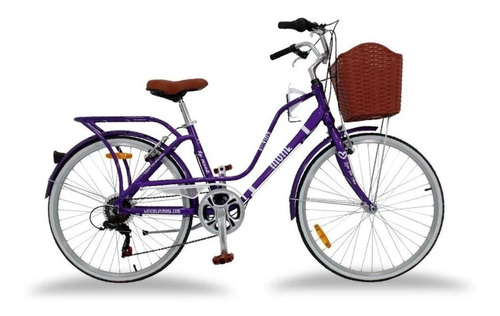 Imagen 1 de 9 de Bicicleta Urbana Vintage Aluminio R24 7v Loving Monk