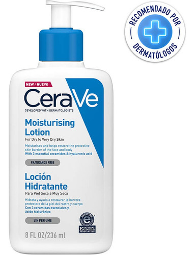 Loción Hidratante Cerave Para Piel Seca A Muy Seca 236ml 