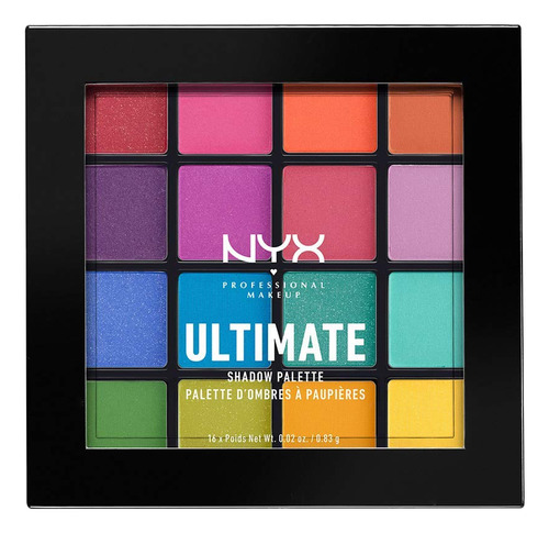 Nyx Professional Makeup, Ultimate Shadow, Paleta De Sombras,