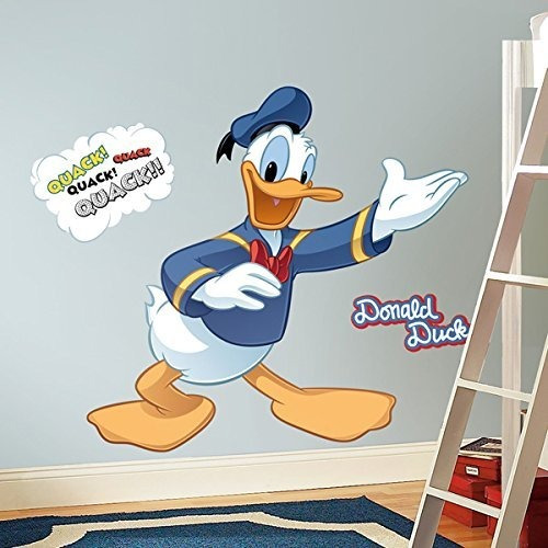 Etiqueta De La Pared Rmk1512gm Compañeros, Pato Donald