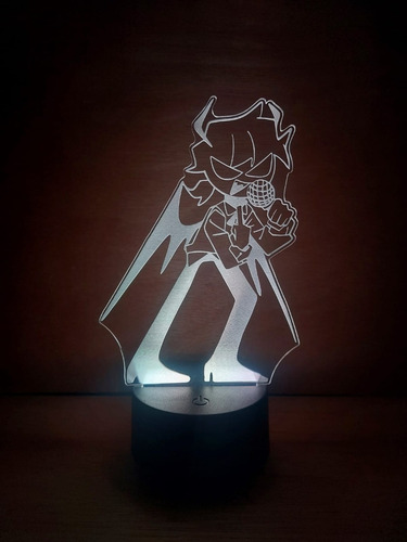 Fnf Selever Lampara Led 3d Friday Night Funkin Personajes