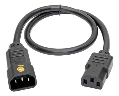 Cable Poder Delta Para Pdu C13 A C14 10a 250v 18awg 1.8mts.
